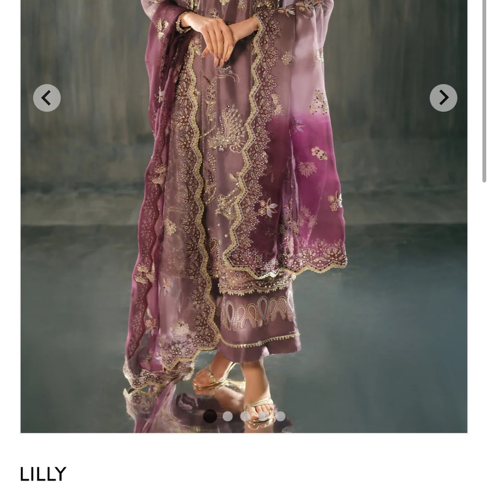 Purple Pakistani dress